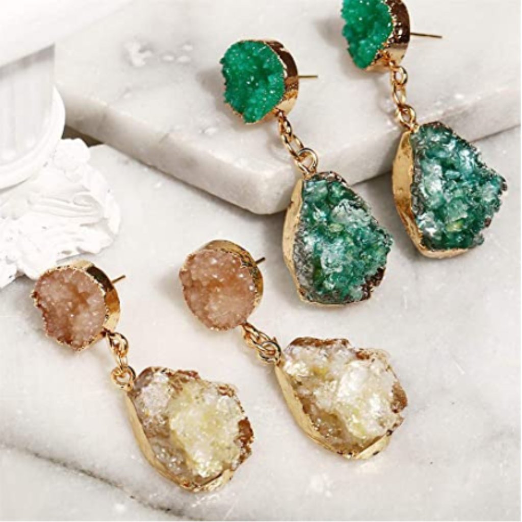 Geometric Statement Earrings Set For Women 45$